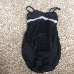 Ballet leotard adult Class In camisole black